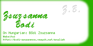 zsuzsanna bodi business card